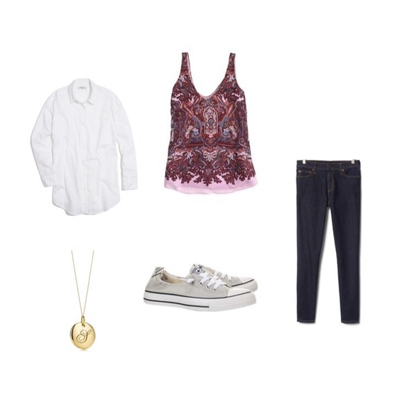 J. Crew silk paisley tank - Picture 7 of 7